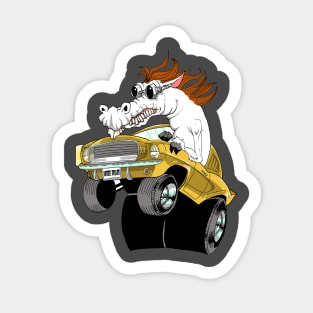 Yellow Mustang!!! Sticker